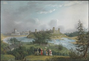 View of the Ivangorod Fortress