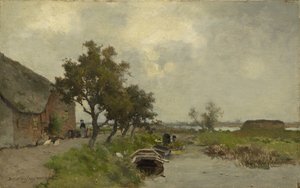 Washing Clothes by Johannes Hendrik Weissenbruch