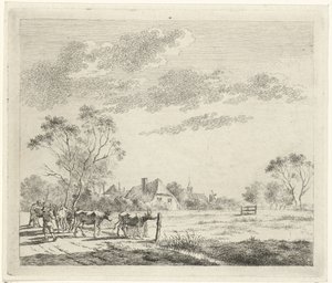 Landscape with Farmhouse and Cows