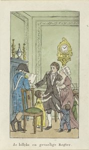Interior with Family and Officer