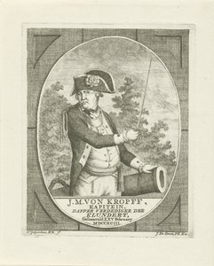 Portrait of Joachim Maurits von Kropff by Johannes Jelgerhuis