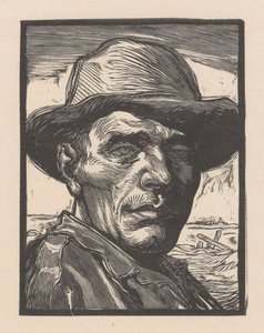 Portrait of an Unknown Man by Johannes Josephus Aarts (signed by artist)