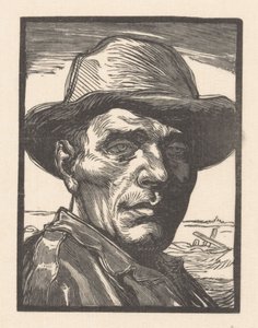 Portrait of an Unknown Man by Johannes Josephus Aarts (signed by artist)