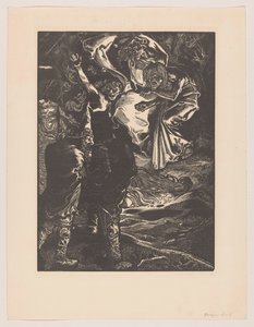 Macbeth and Banquo Meet the Three Witches by Johannes Josephus Aarts