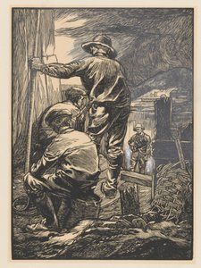 Four Workers by the Water