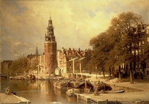 View of the Kalk Market, Amsterdam