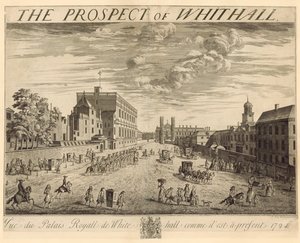 The Plan of Whitehall by Johannes Kip