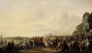 Charles II Stopping at the Estate of Wema on the Rotte on his Journey from Rotterdam to The Hague, 25 May 1660