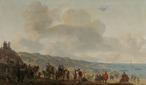 The Departure of Charles II of England from Scheveningen, 2 June 1660 by Johannes Lingelbach