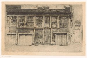 Facade on Vuile Weespad in Amsterdam by Johannes Löhr