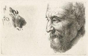 Profile of an Old Man by Johannes Mock