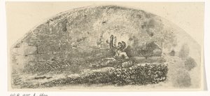 Soldier Sitting Against a Wall by Johannes Mock