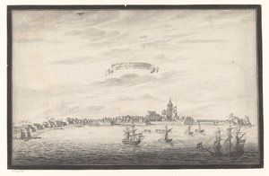 View of Colombo by Johannes Rach (possibly)