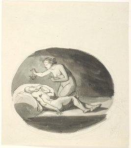 Psyche and the Sleeping Cupid by Johannes Senn
