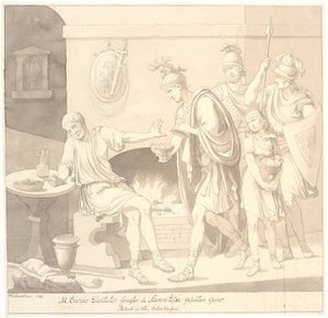 M. Curius Dantatus Scorns the Gifts of the Samnite Envoys. Plutarch: in vita. Cato the Censor.