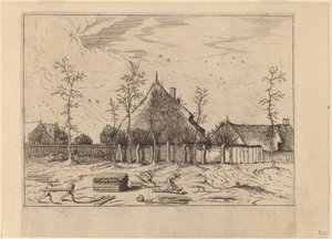 Farm by Johannes and Lucas van Doetechum after Master of the Small Landscapes