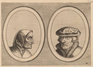 "Buyltje On-versaed" and "Waerner Altijdt-meer" by Johannes and Lucas van Doetechum after Pieter Bruegel the Elder