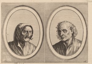 "Foockel Frons-muyl" and "Pietje Hard-loop" by Johannes and Lucas van Doetechum after Pieter Bruegel the Elder