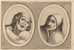 "Harme Snap-op" and "Keursje-sonder-naed" by Johannes and Lucas van Doetechum after Pieter Bruegel the Elder
