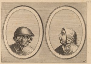 "Schonckje Well-thought" and "Pronckje Perfectly Accomplished" by Johannes and Lucas van Doetechum after Pieter Bruegel the Elder