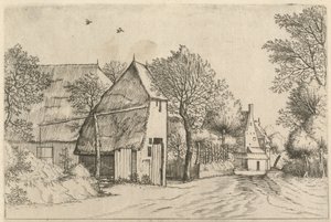 Village Road with Draw Well by Johannes and Lucas van Doetechum after the Master of the Small Landscapes