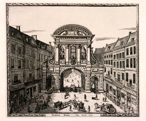 Temple Bar, London by Johannes de Ram