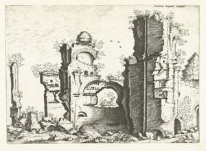 View of Ruins, Possibly the Baths of Caracalla