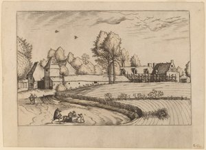 Country Houses by Johannes van Doetechum, the Elder and Lucas