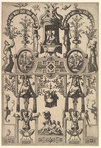 Modern Grotesque with Strapwork by Johannes van Doetecum I