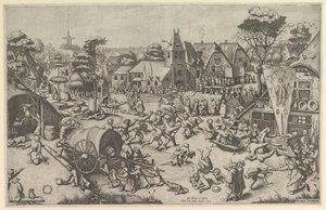 The Kermis of Saint George by Johannes van Doetecum I