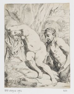 Sleeping Nymph and Satyr by Johannes van Seegen