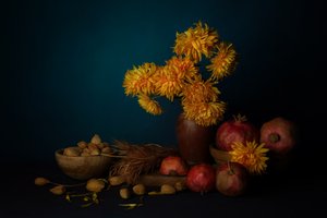 Autumn Floral Still Life