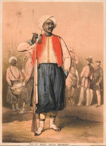 Soldier, 3rd West India Regiment by John (after) Brandard