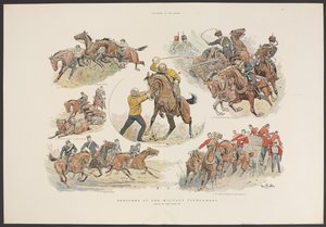Sketches at the Military Tournament by John (after) Charlton