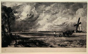 Spring, engraved by David Lucas, c.1829 by John (after) Constable