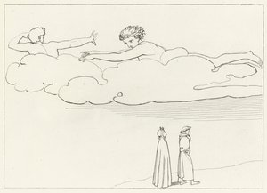 Purification from Envy, Purgatory, Canto 13 by John (after) Flaxman