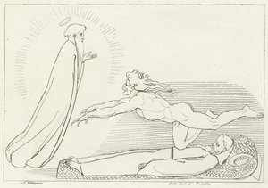 The Contention for Guido De Montefeltro, Inferno, Canto 27 by John (after) Flaxman