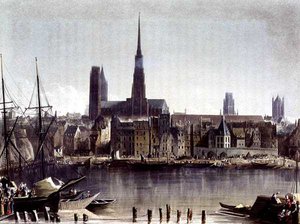 View of Rouen, from 