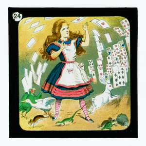 Alice in Wonderland, Coloured Lantern Slides by John (after) Tenniel