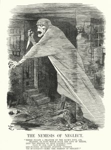 The Nemesis of Neglect - poverty and crime in London at the time of the Jack the Ripper murders by John (after) Tenniel