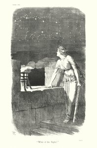 Sir John Tenniel Cartoon: "What of the Night?" by John (after) Tenniel
