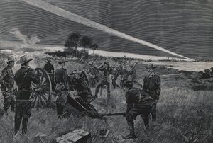 American troops landing in Daiquiri bay, artillery opening fire, June 24