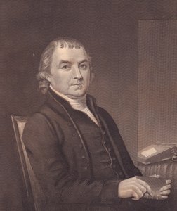 Portrait of American Methodist Bishop William Mc Kendree, engraving