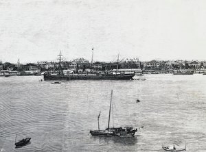 Shanghai port few weeks before the outbreak of war