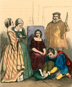 Cinderella Fitting on the Glass Slipper