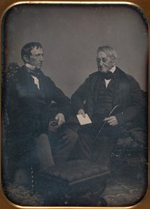 Two Elderly Men Conversing