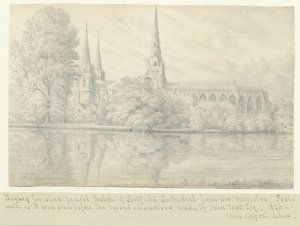 South West View of Lichfield Cathedral