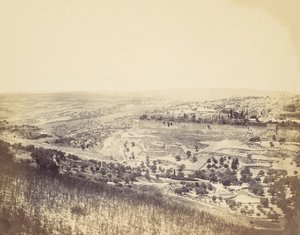Garden of Gethsemane and View of Jerusalem