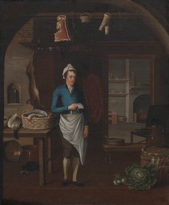 Kitchen Scene by John Atkinson