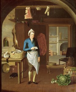 Kitchen Scene by John Atkinson